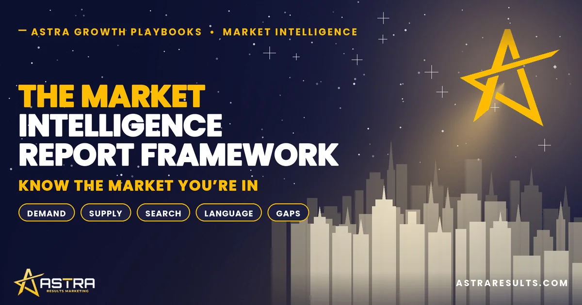 The South Florida Market Intelligence Report Framework