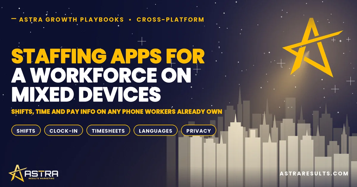 Apps de Agencias de Personal para Trabajadores con Dispositivos Variados