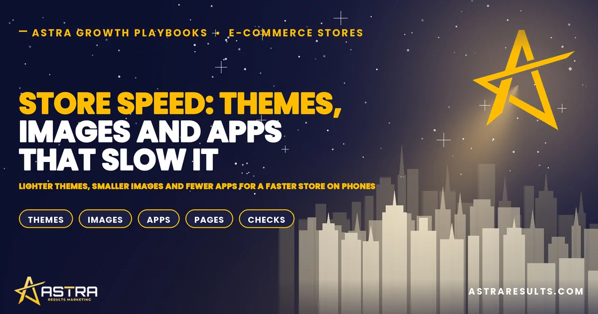 Velocidad de la Tienda: Temas, Imágenes y Apps que la Hacen Lenta