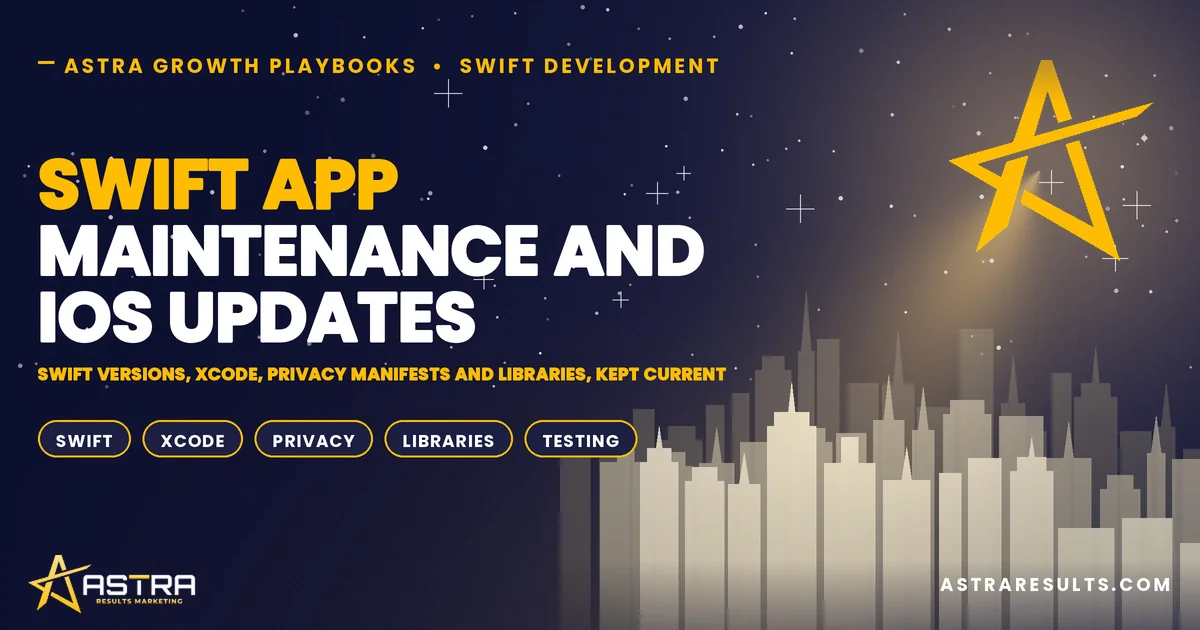 Swift App Maintenance and iOS Updates