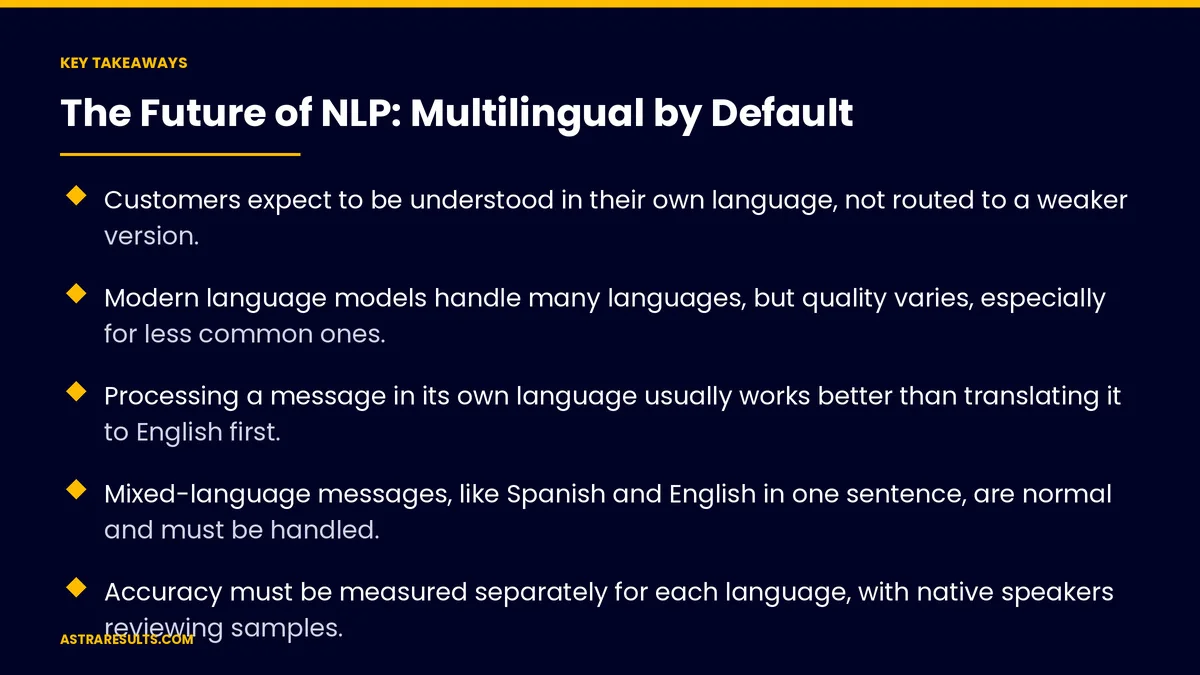 Key takeaways from "The Future of NLP: Multilingual by Default" &mdash; Astra Results Marketing