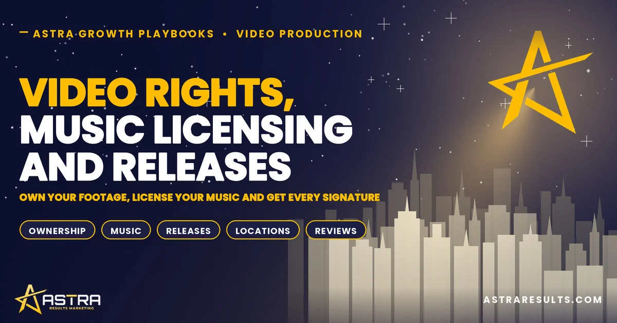 Video Rights, Music Licensing and Releases