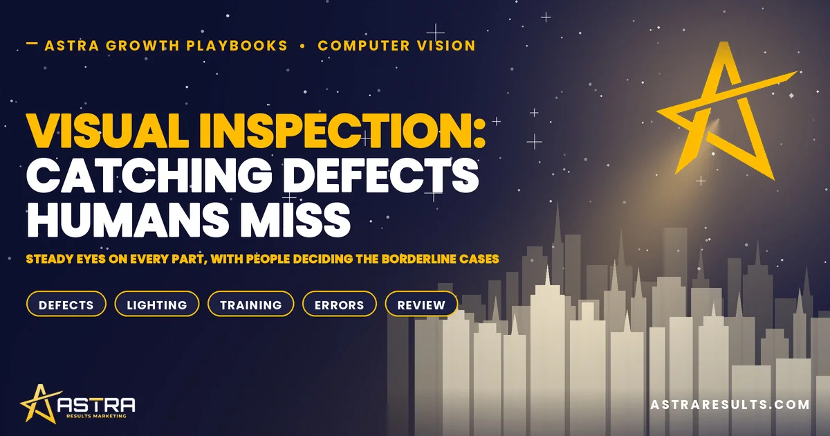 Visual Inspection: Catching Defects Humans Miss