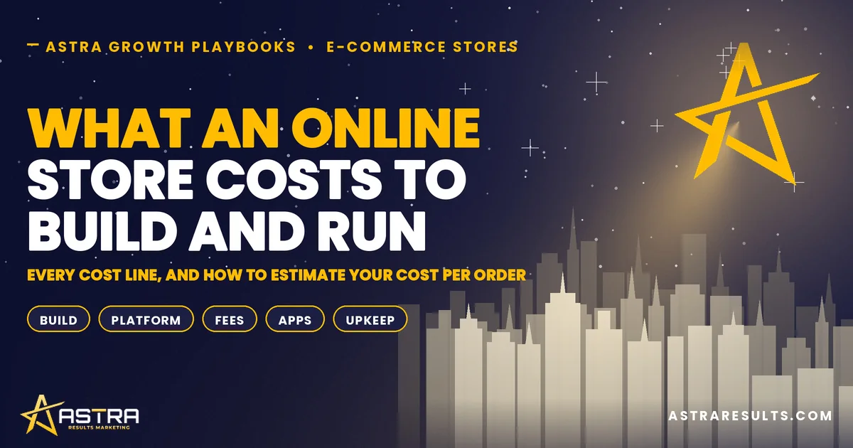 What an Online Store Costs to Build and Run