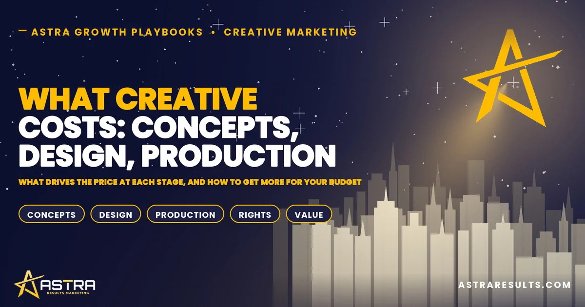 Lo que Cuesta lo Creativo: Conceptos, Diseño y Producción