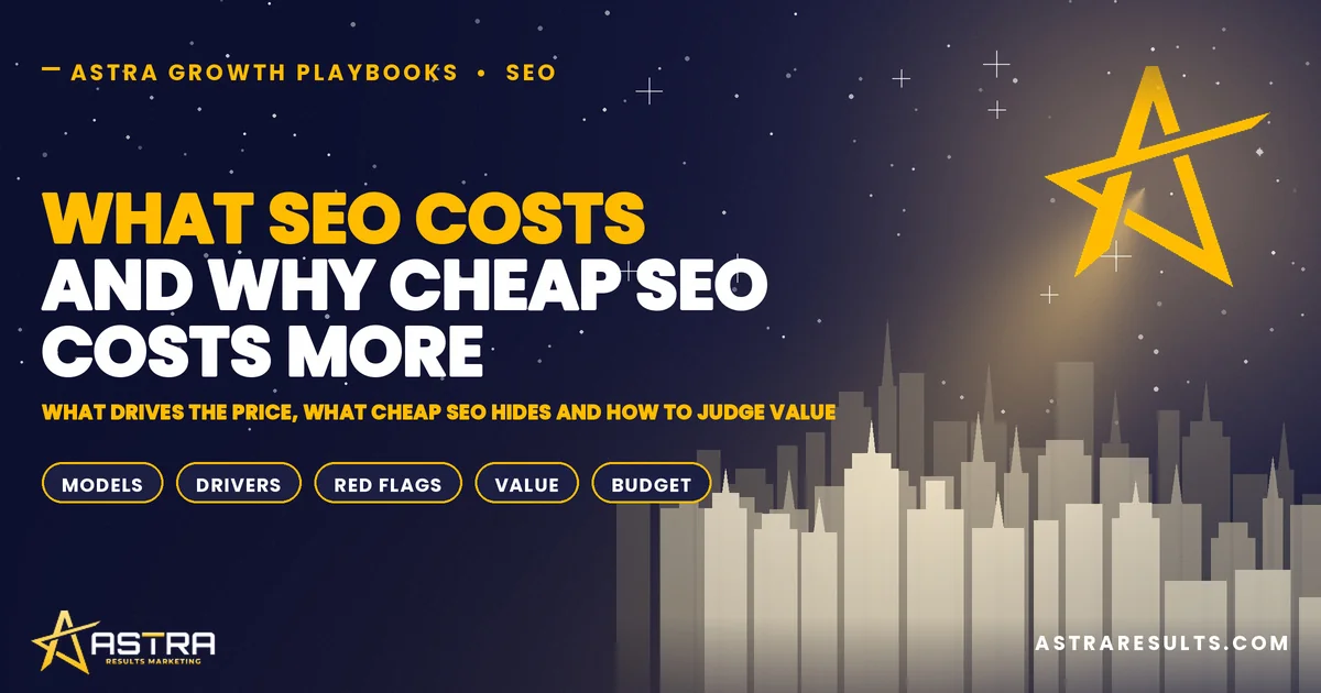 What SEO Costs and Why Cheap SEO Costs More