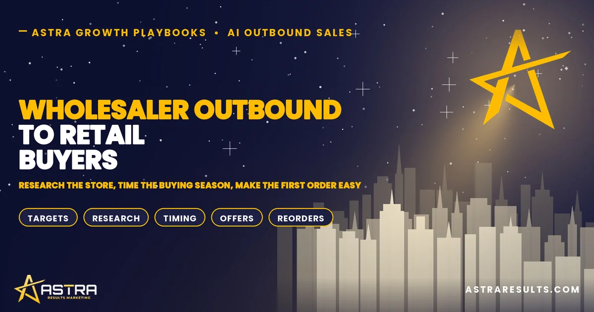 Wholesaler Outbound to Retail Buyers