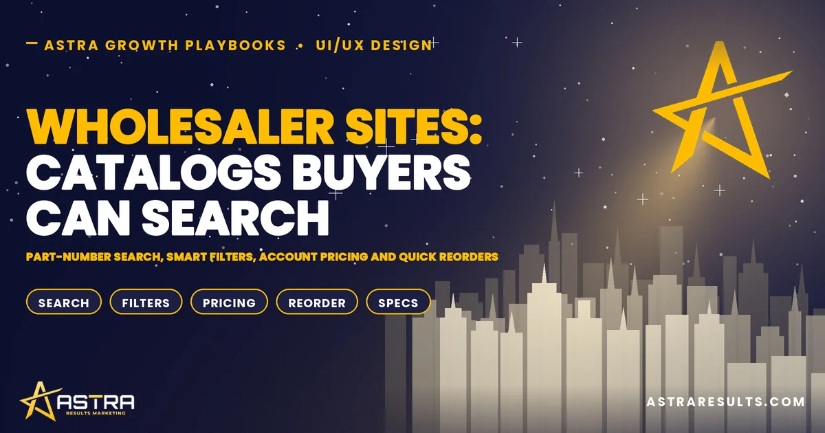 Wholesaler Sites: Catalogs Buyers Can Search