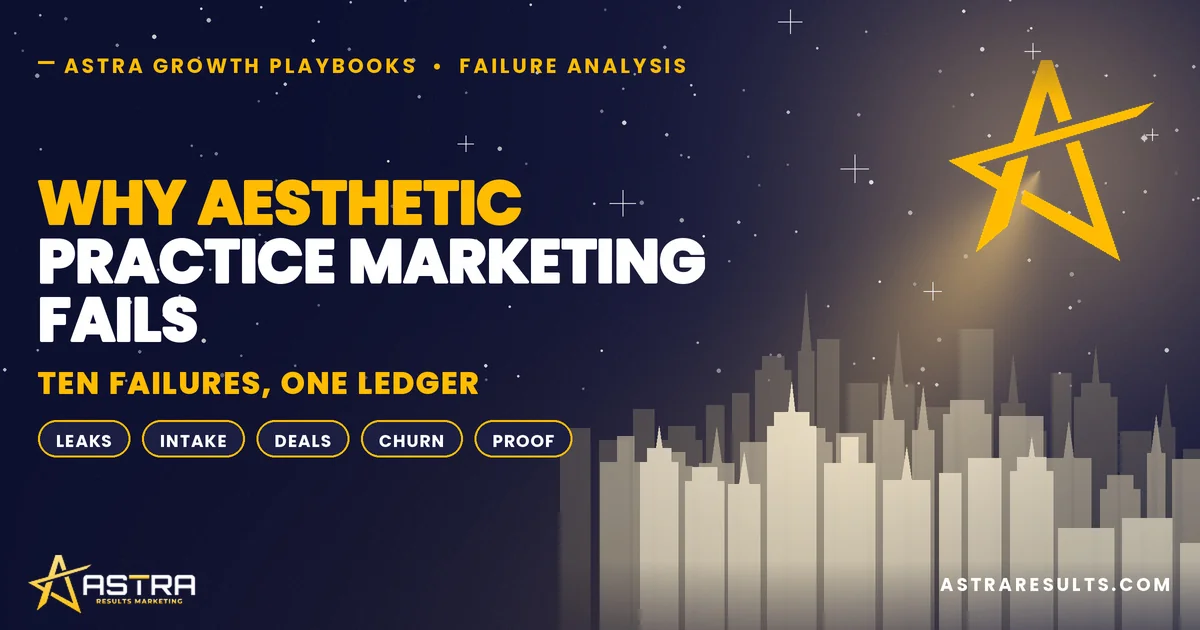 Why Aesthetic Practice Marketing Fails