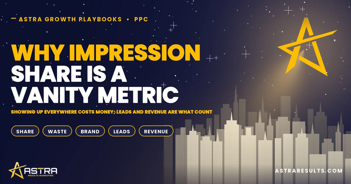 Why Impression Share Is a Vanity Metric