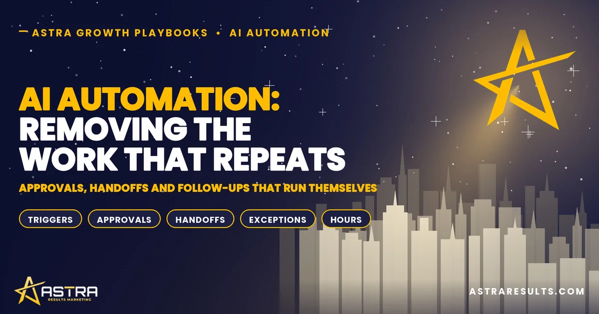 AI Automation: Removing the Work That Repeats