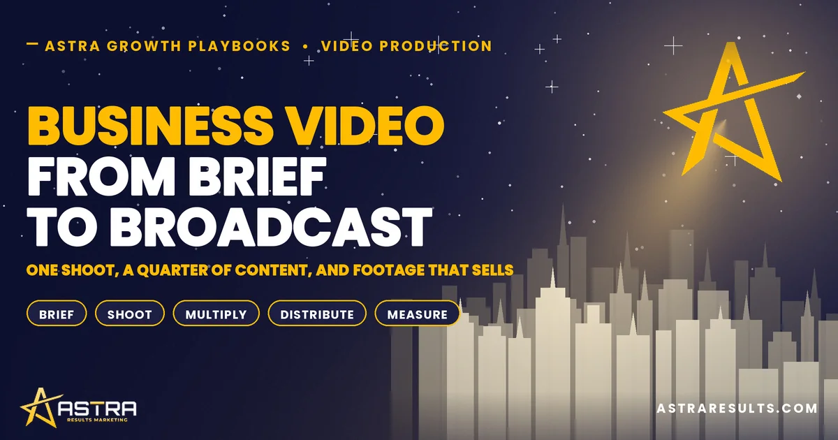 Business Video From Brief to Broadcast