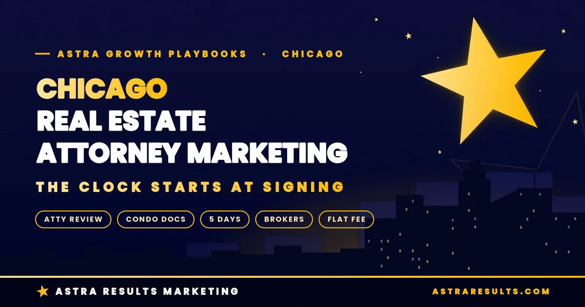 Chicago Real Estate Attorney Marketing