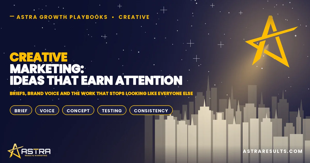 Creative Marketing: Ideas That Earn Attention