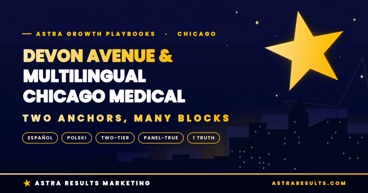 Devon Avenue & Multilingual Chicago Medical Marketing
