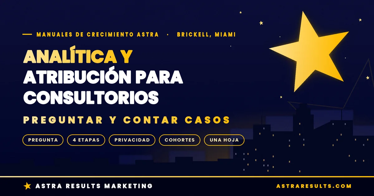 Analítica y Atribución para Consultorios y Despachos