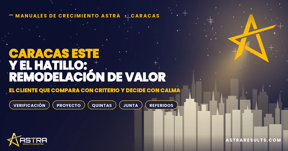 Caracas Este y El Hatillo: Obra de Alto Valor