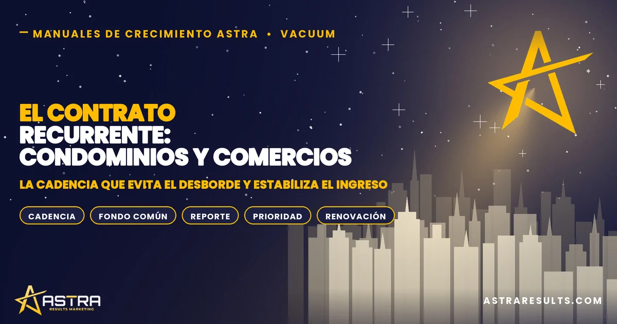 El Contrato Recurrente de Vacuum y Cisterna