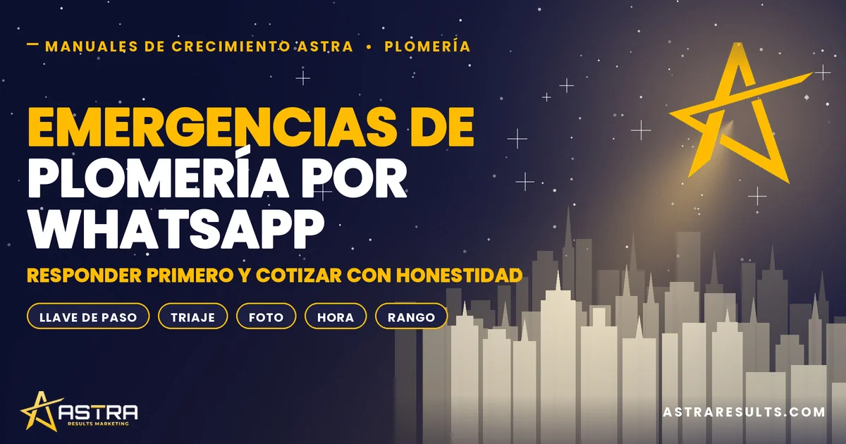 Emergencias de Plomería: Responder Primero