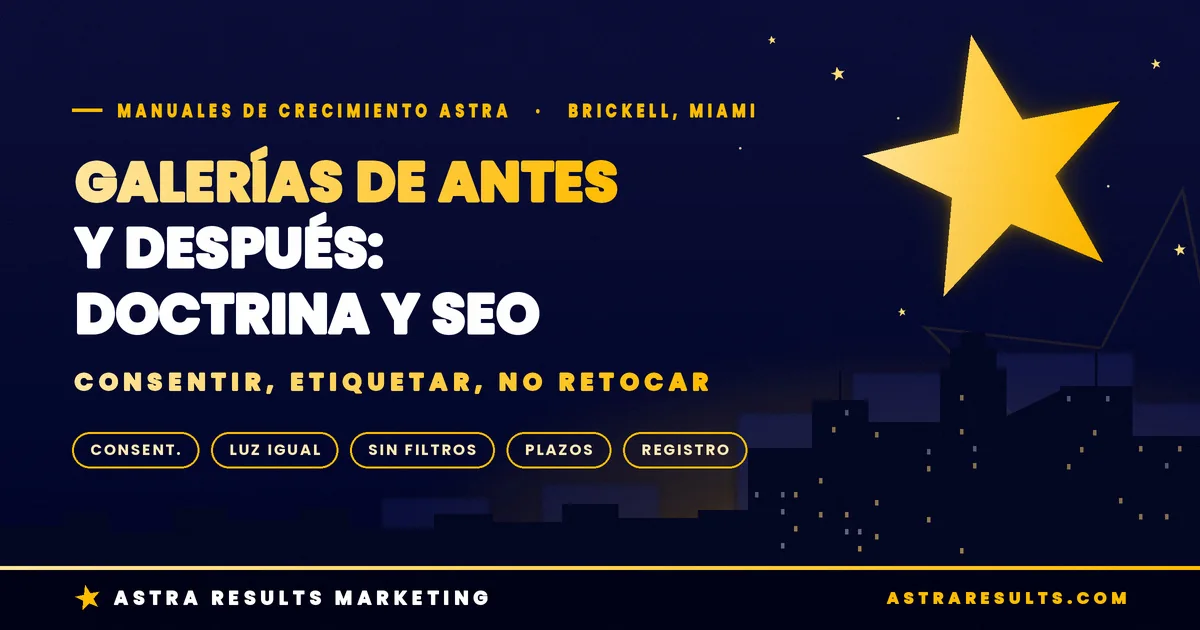 Galerías de Antes y Después: Doctrina y SEO