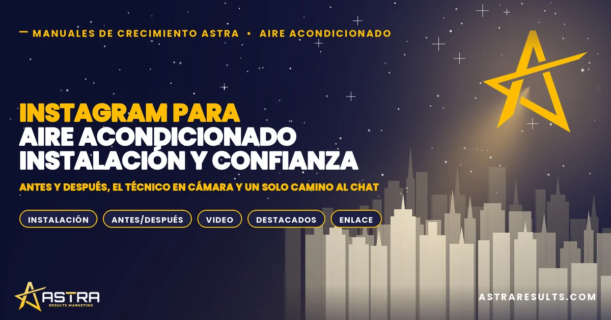 Instagram para Aire Acondicionado: La Confianza