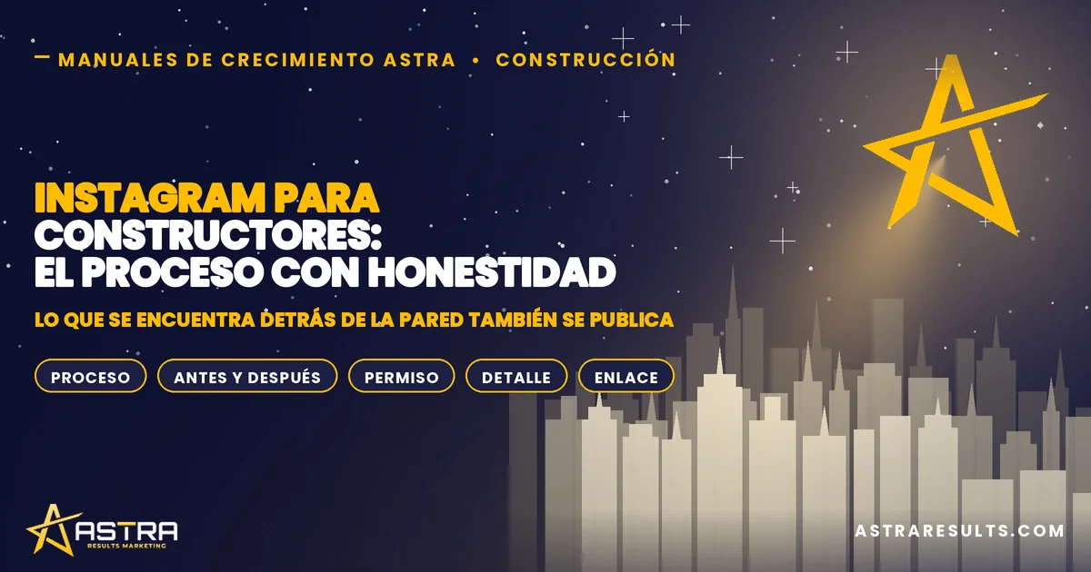 Instagram para Constructores: Mostrar el Proceso