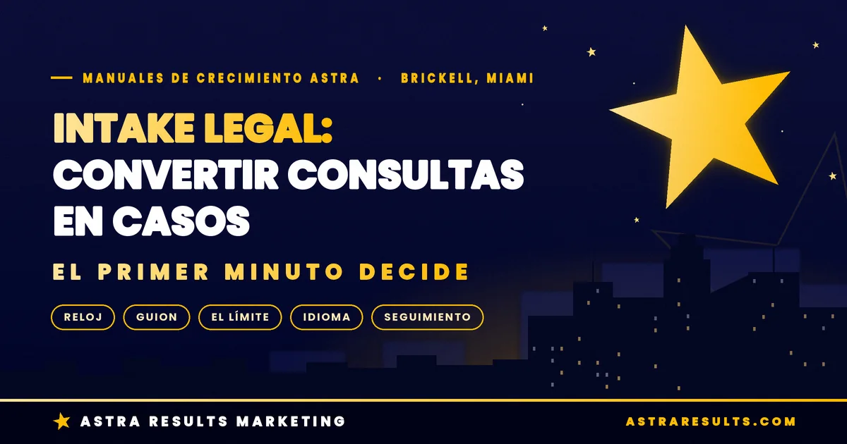 Intake Legal: Convertir Consultas en Casos