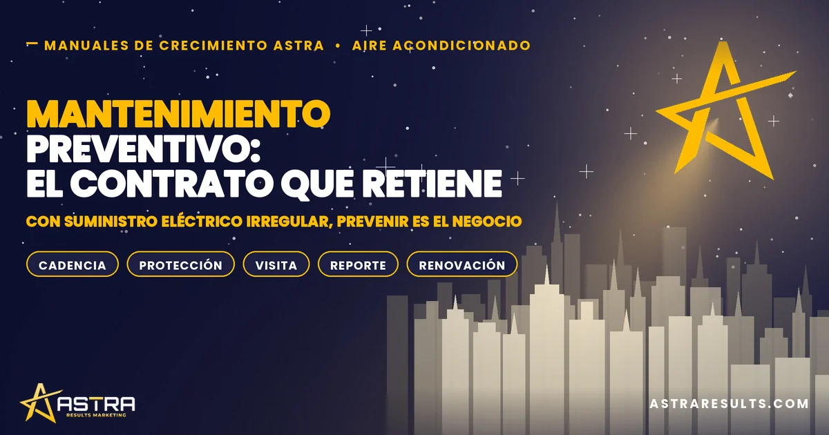 Mantenimiento Preventivo: El Contrato que Retiene
