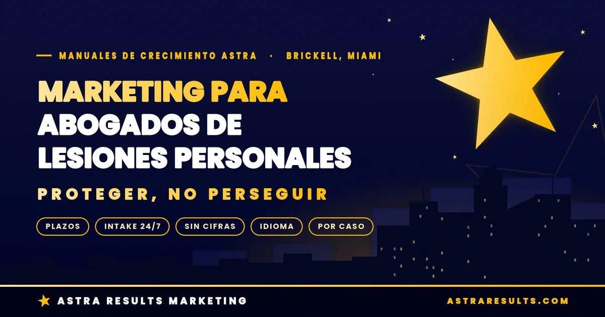 Marketing para Abogados de Lesiones Personales