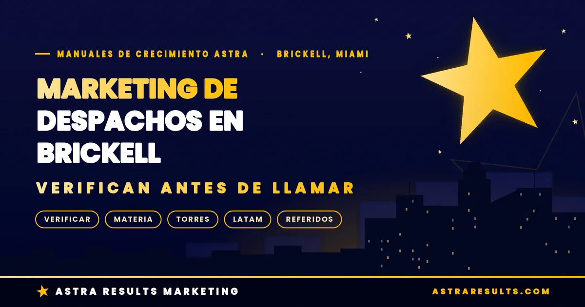 Marketing de Despachos en Brickell