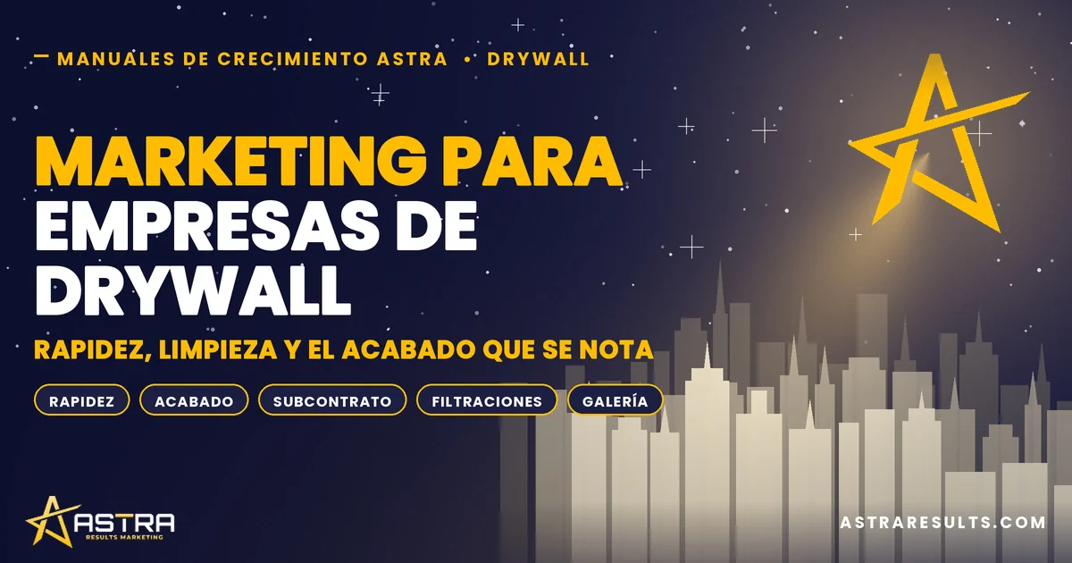 Marketing para Empresas de Drywall en Venezuela