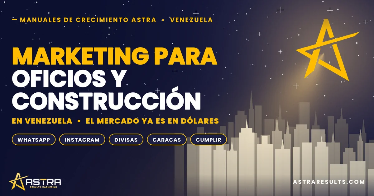 Marketing para Oficios y Construcción en Venezuela