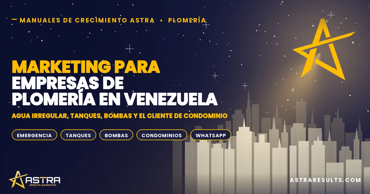 Marketing para Empresas de Plomería en Venezuela
