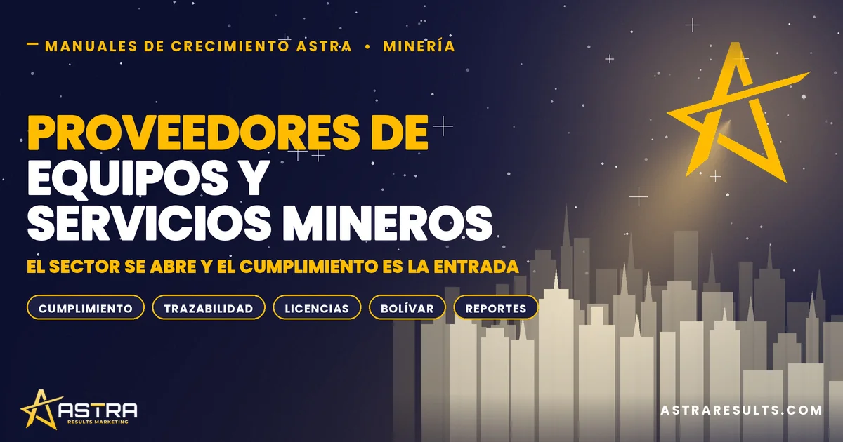 Marketing para Proveedores de Servicios Mineros