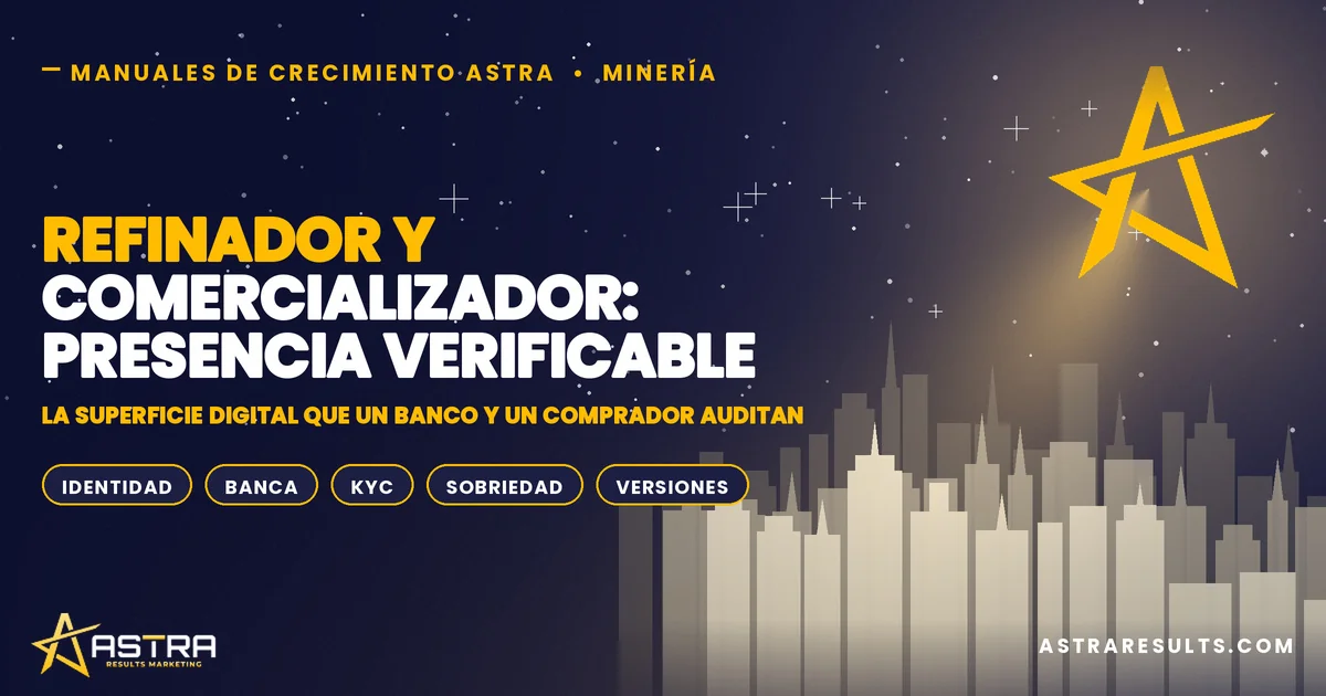 Refinador y Comercializador: Presencia que Verifica