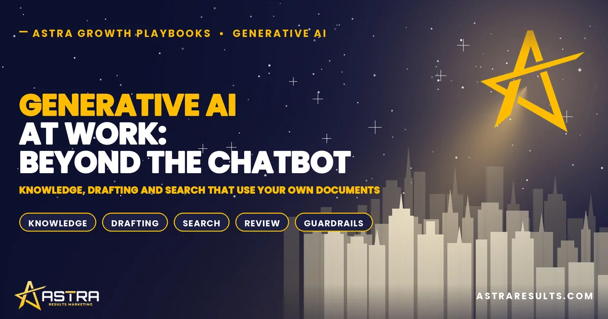 IA Generativa en el Trabajo: Más Allá del Chatbot