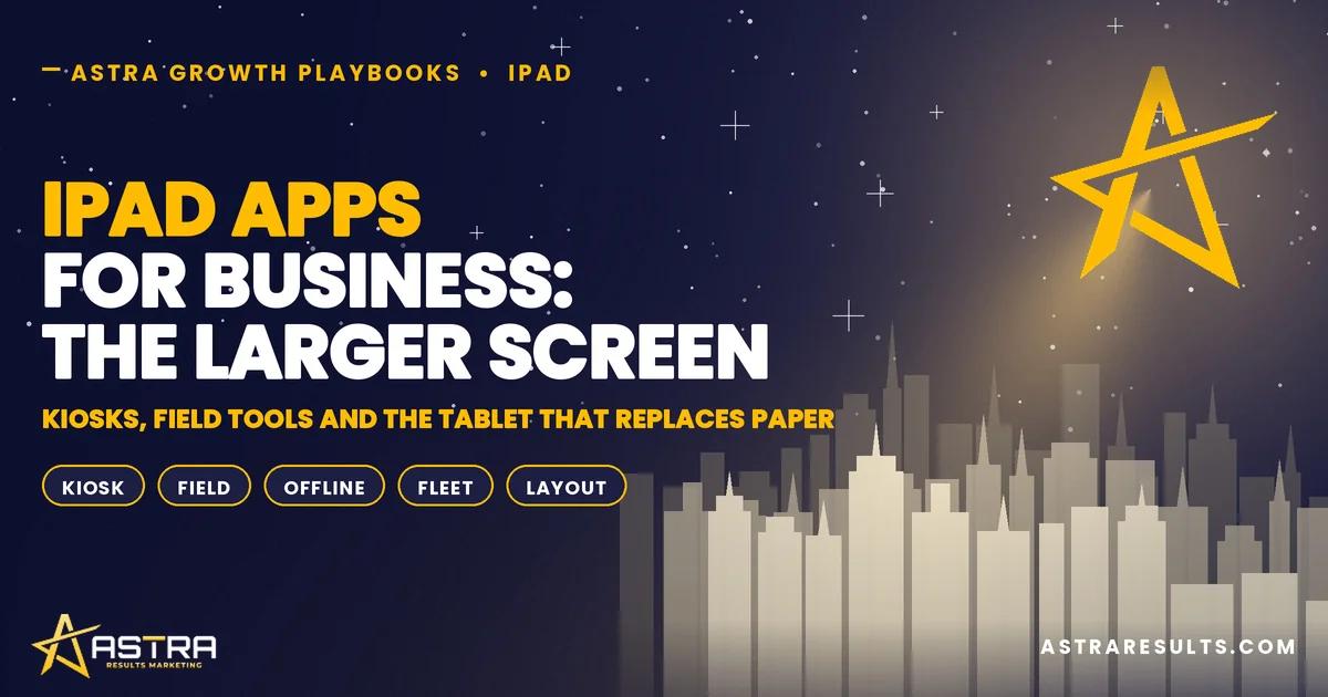 iPad Apps for Business: The Larger Screen, Used Well