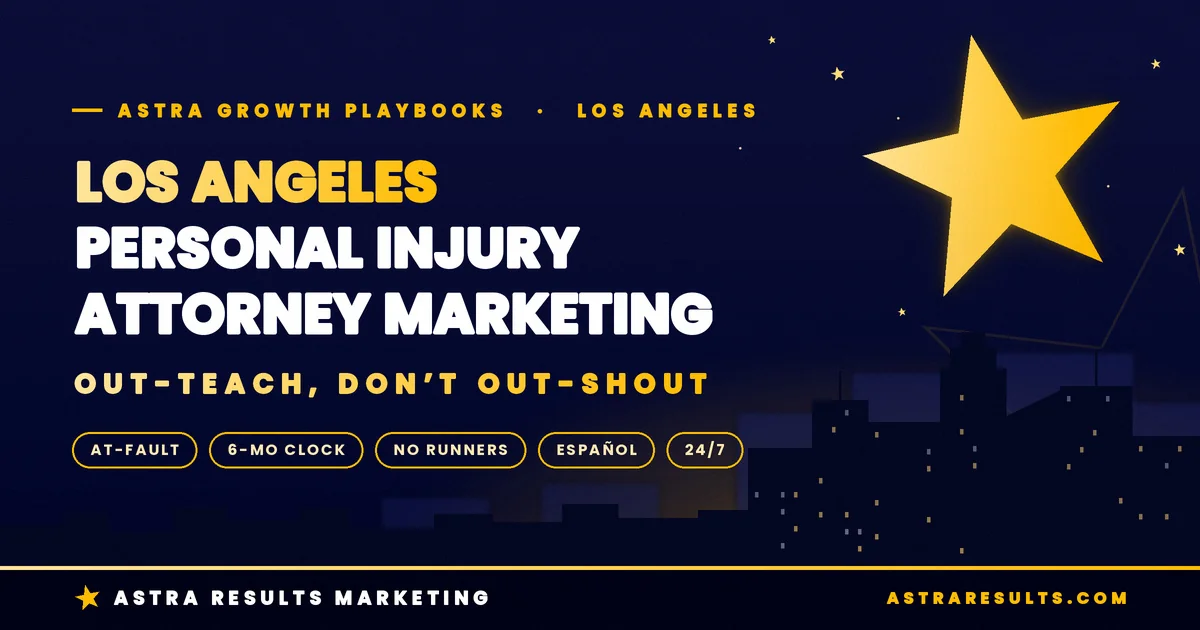 Los Angeles Personal Injury Attorney Marketing