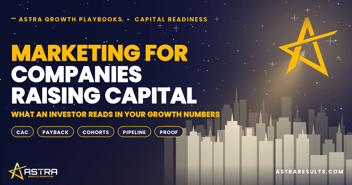 Marketing para Empresas que Levantan Capital