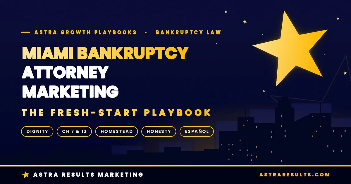 Miami Bankruptcy Attorney Marketing