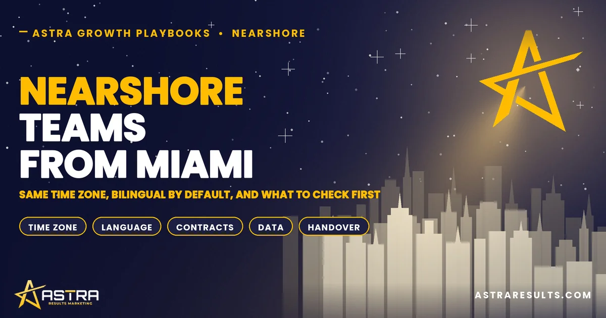 Nearshore Automation Teams From Miami