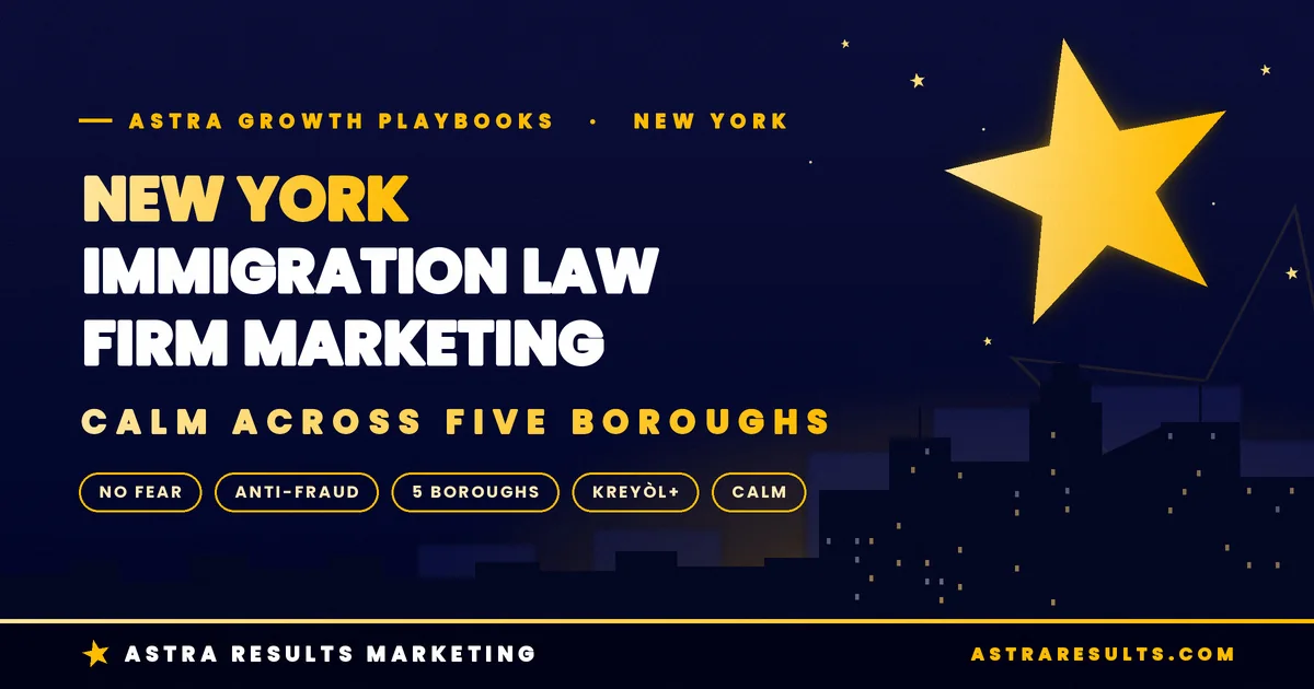 New York Immigration Law Firm Marketing